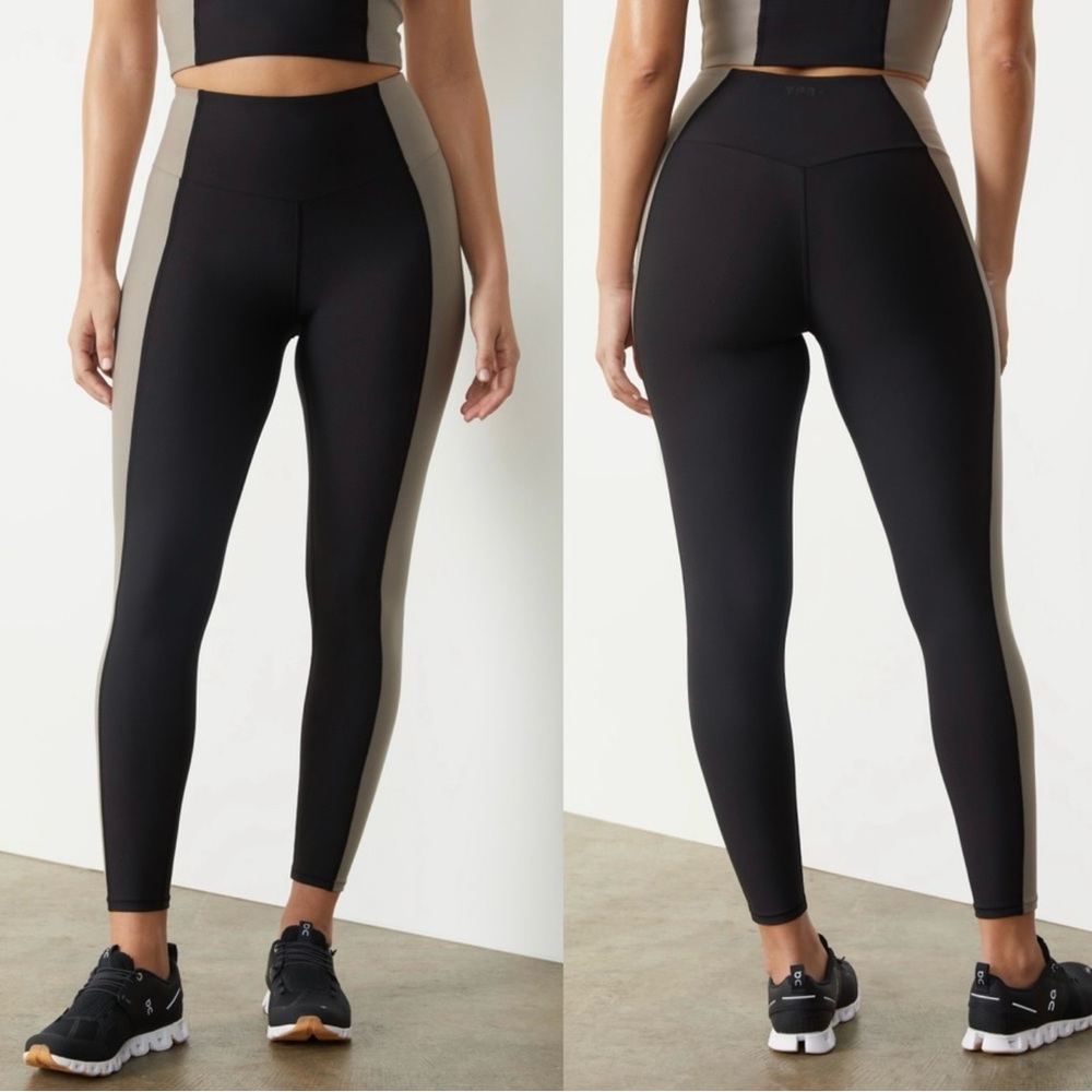 Abercrombie YPB sculptLUX legging 7/8-length in Onyx Colorblock Size Small SHORT